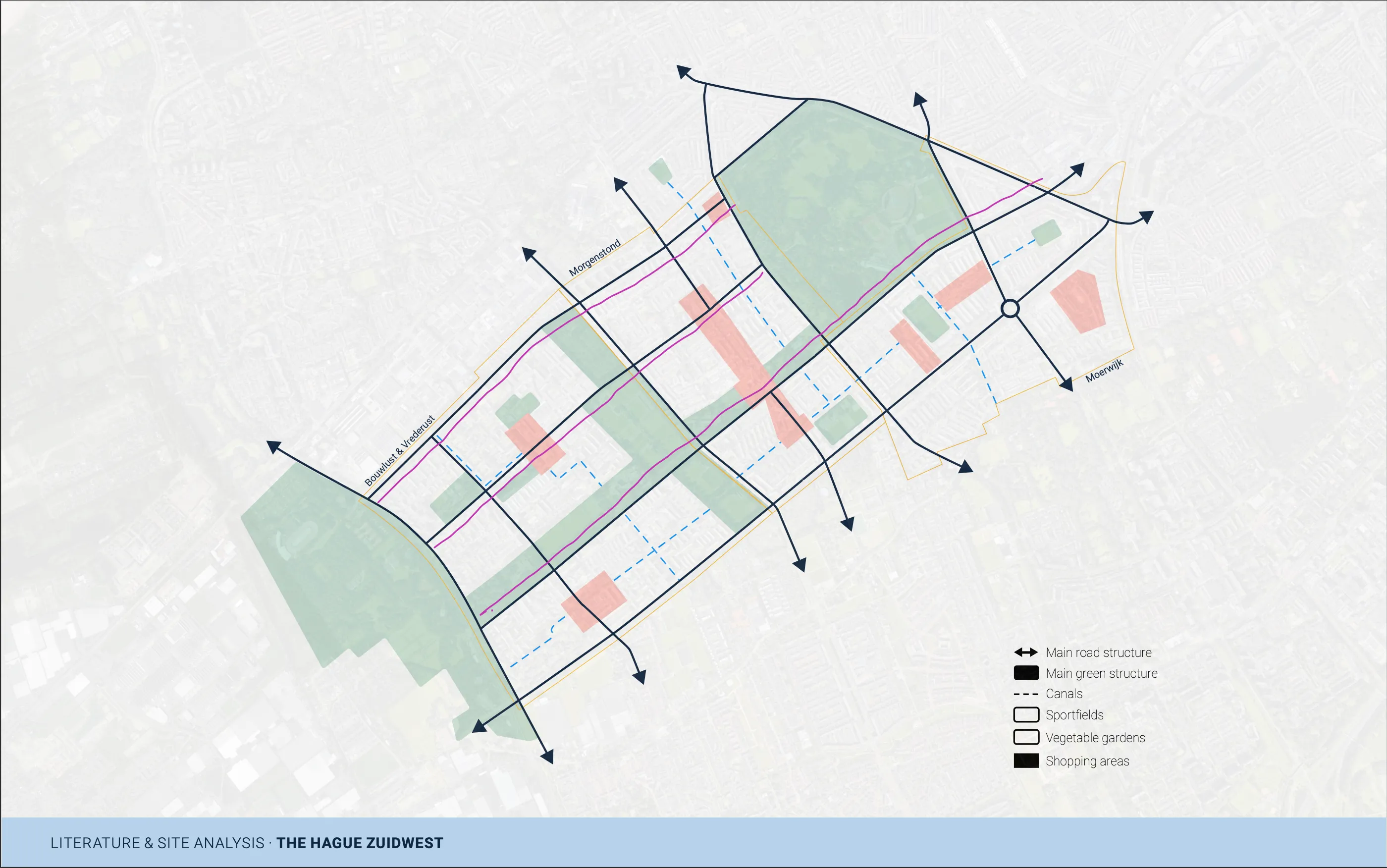 Structuuropbouw van Den Haag Zuidwest