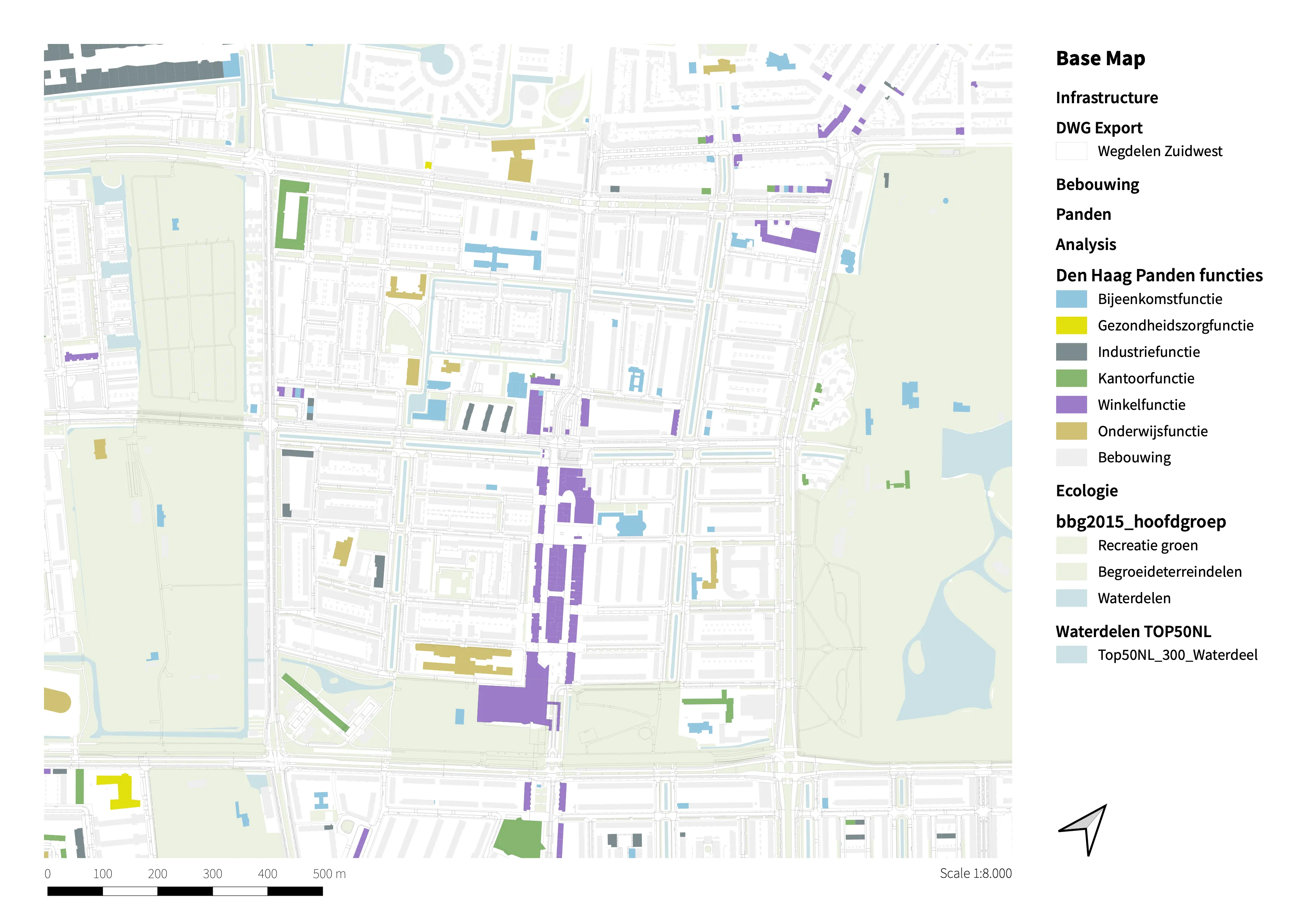 Functies van gebouwen in Morgenstond